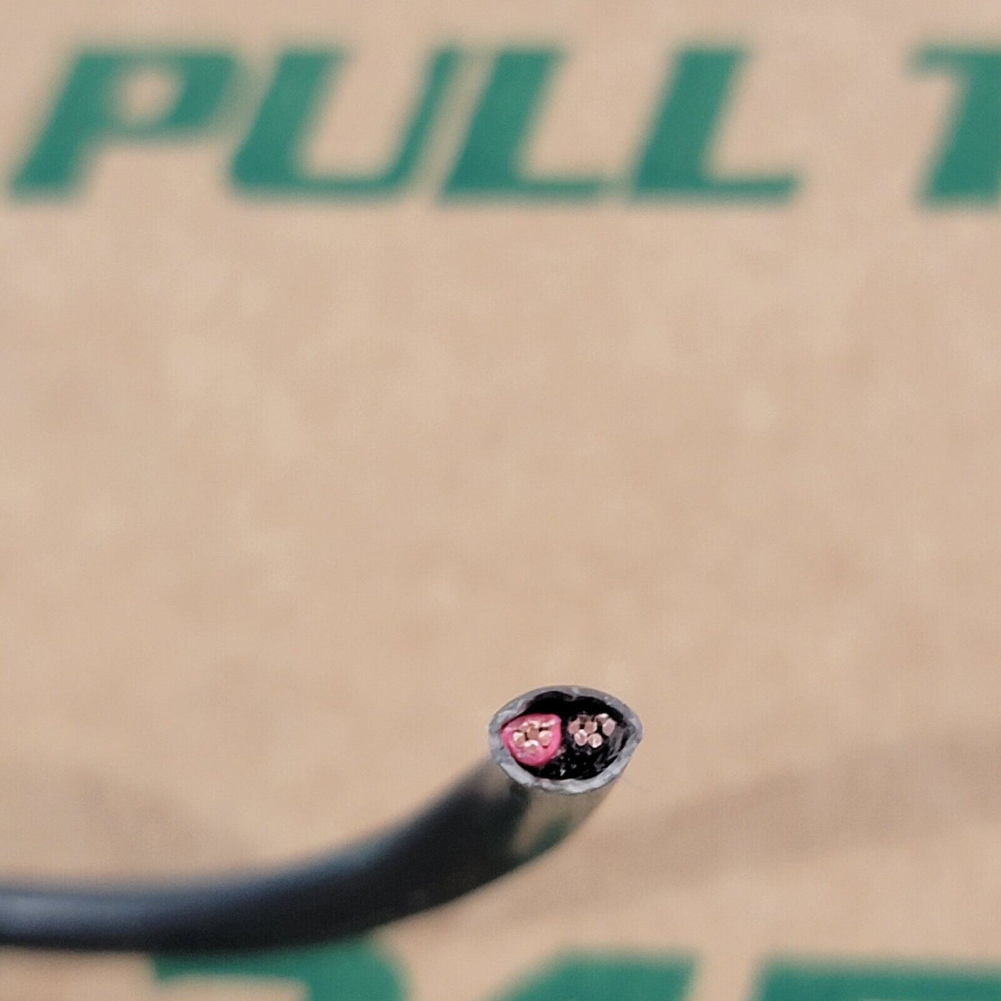 West Penn Wire 224 Black 2 Cond Cable 18 AWG CMR Black Copper -Price Per 10 Feet