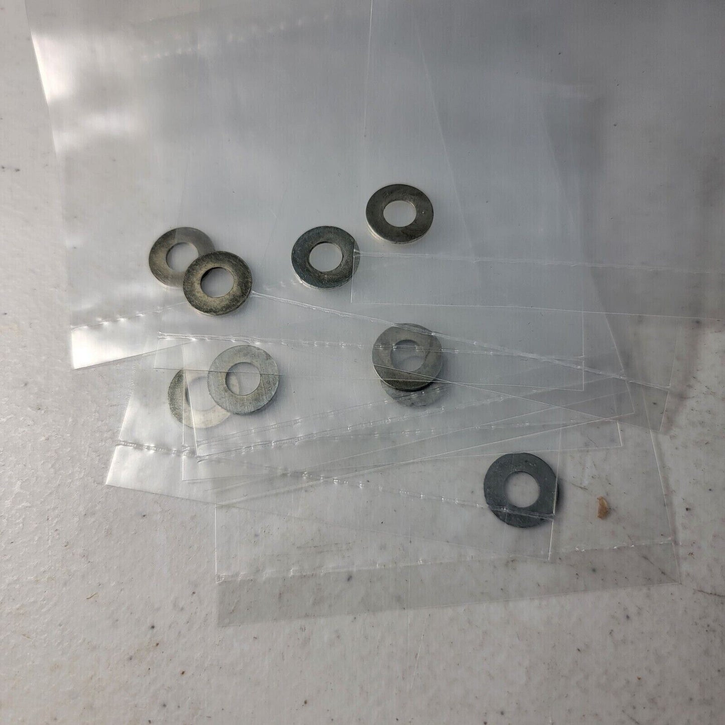 VCR Gasket 1/4" SS Face Seals Pack of 10, 316L Stainless Steel w/ Silver Coating