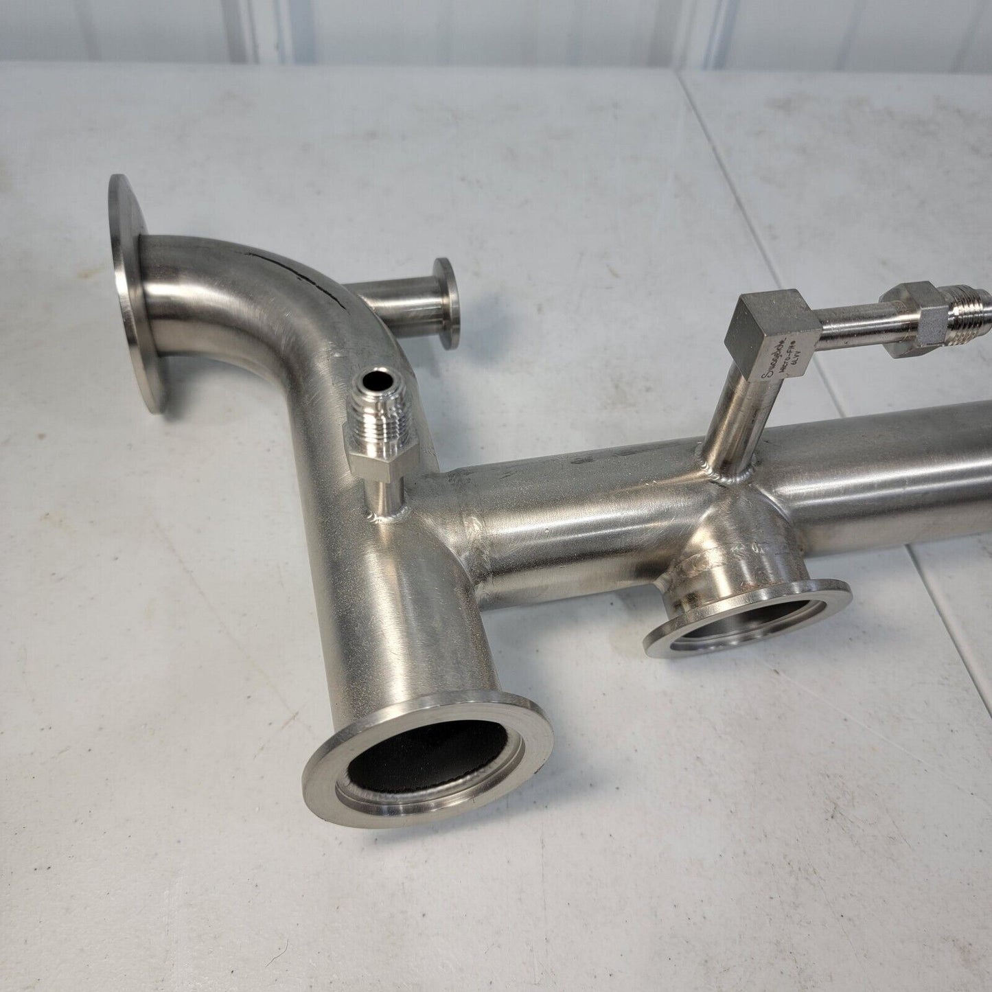 Stainless Steel KF NW High Vacuum Manifold Assembly KF50 KF40 KF16, 1/4" VCR
