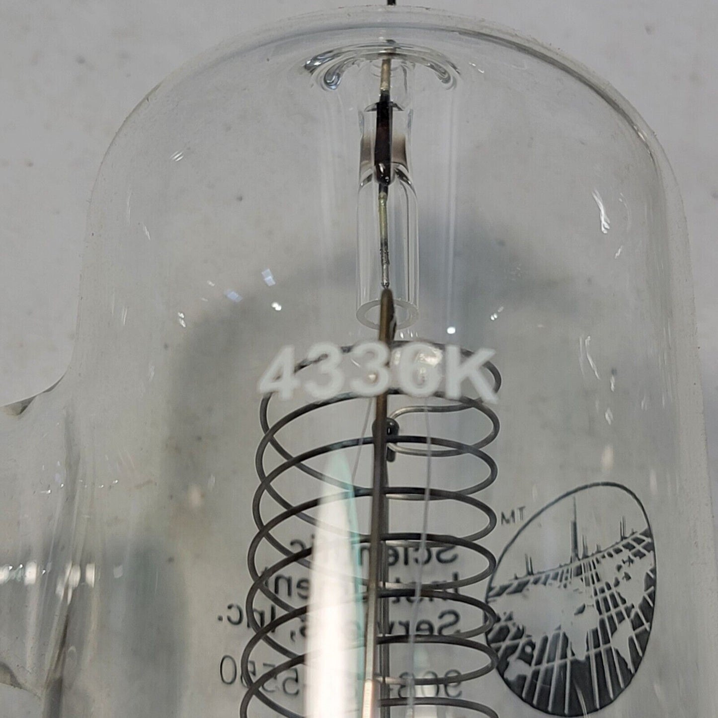 SIS 4336K 0.75" Fitting Glass Ion High Vacuum Gauge Tube Dual Iridium Filament