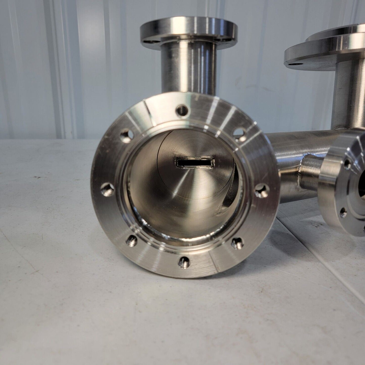 Mass Spectrometer Analysis High Vacuum Chamber w/ 4x 4.5" and 2x 2.75" CF Ports