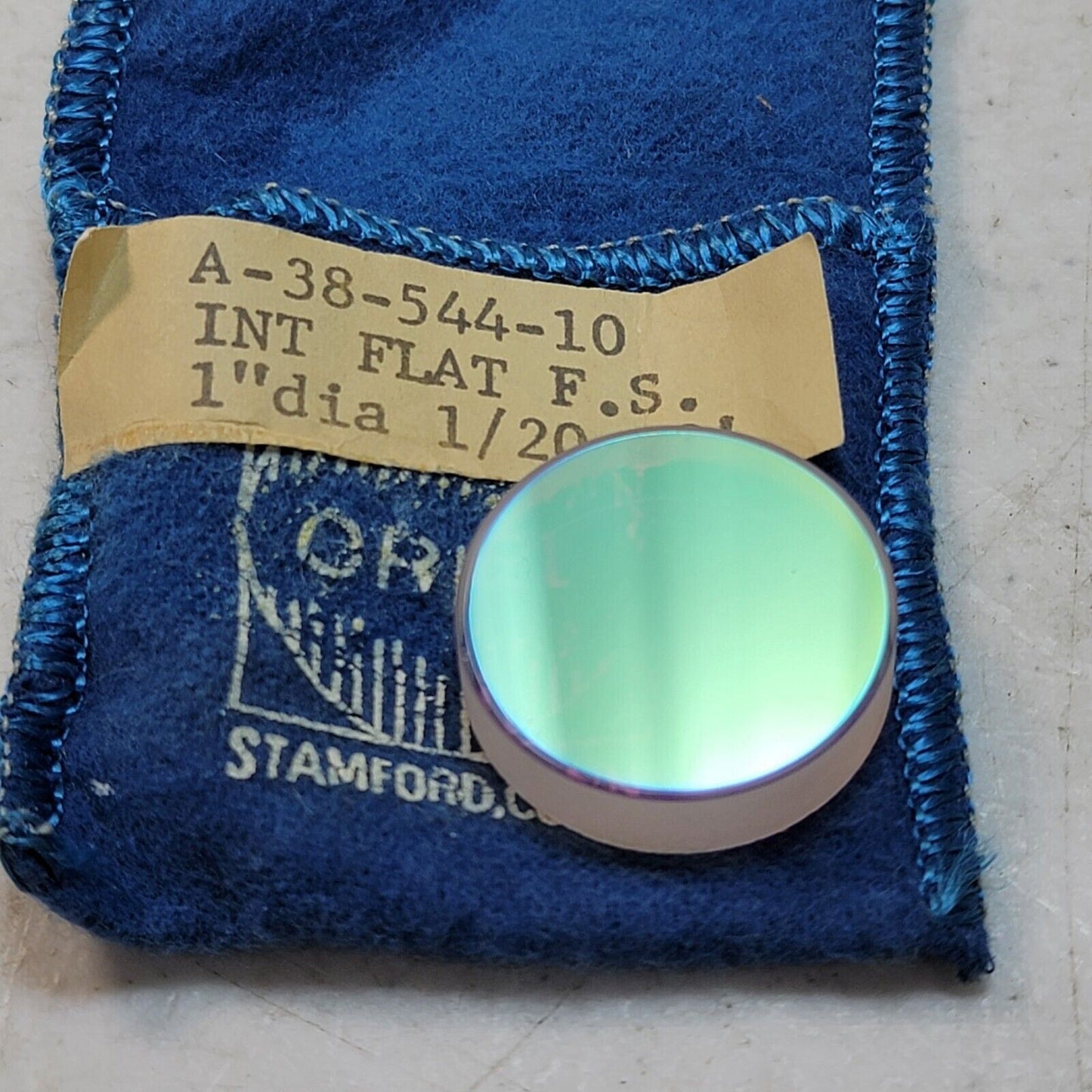 Newport Oriel A-38-544-10 Int Flat FS Filter Mirror 1" OD 1/20 30' Sec