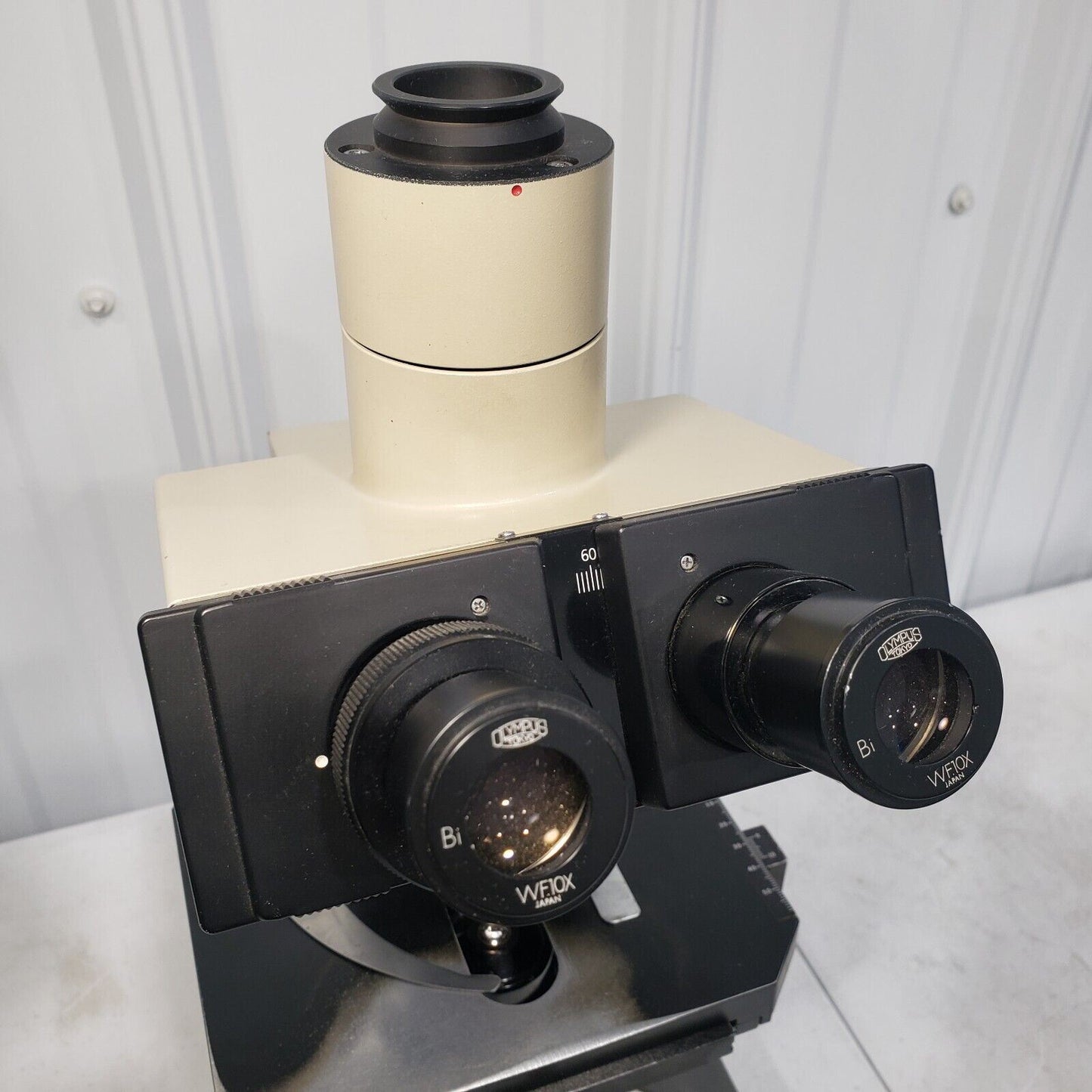 Olympus BH-2 BHTU Stereo Microscope w/ WF10X Eyepieces 3x Objectives, Trinocular