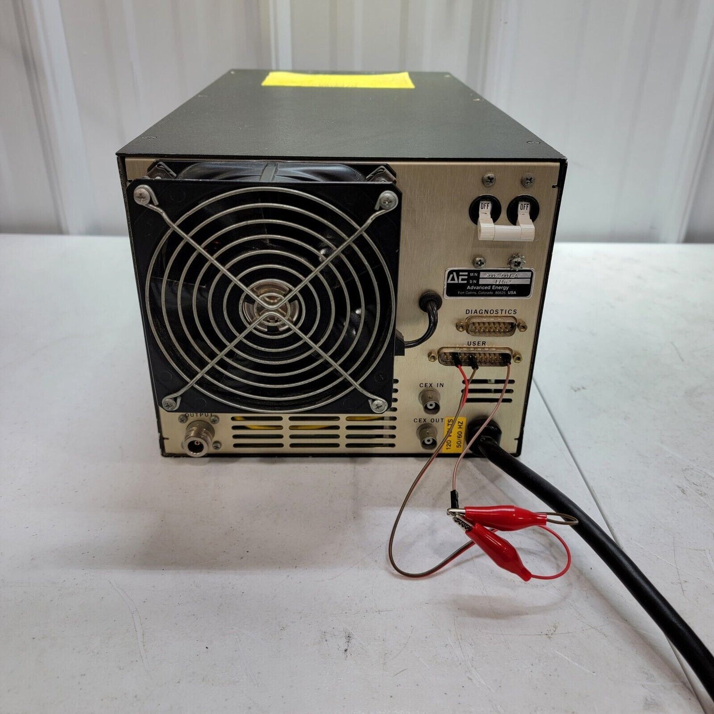 Advanced Energy AE RFX-600 RF Power Generator P/N 5002-007 A 13.56 MHz 600 Watts