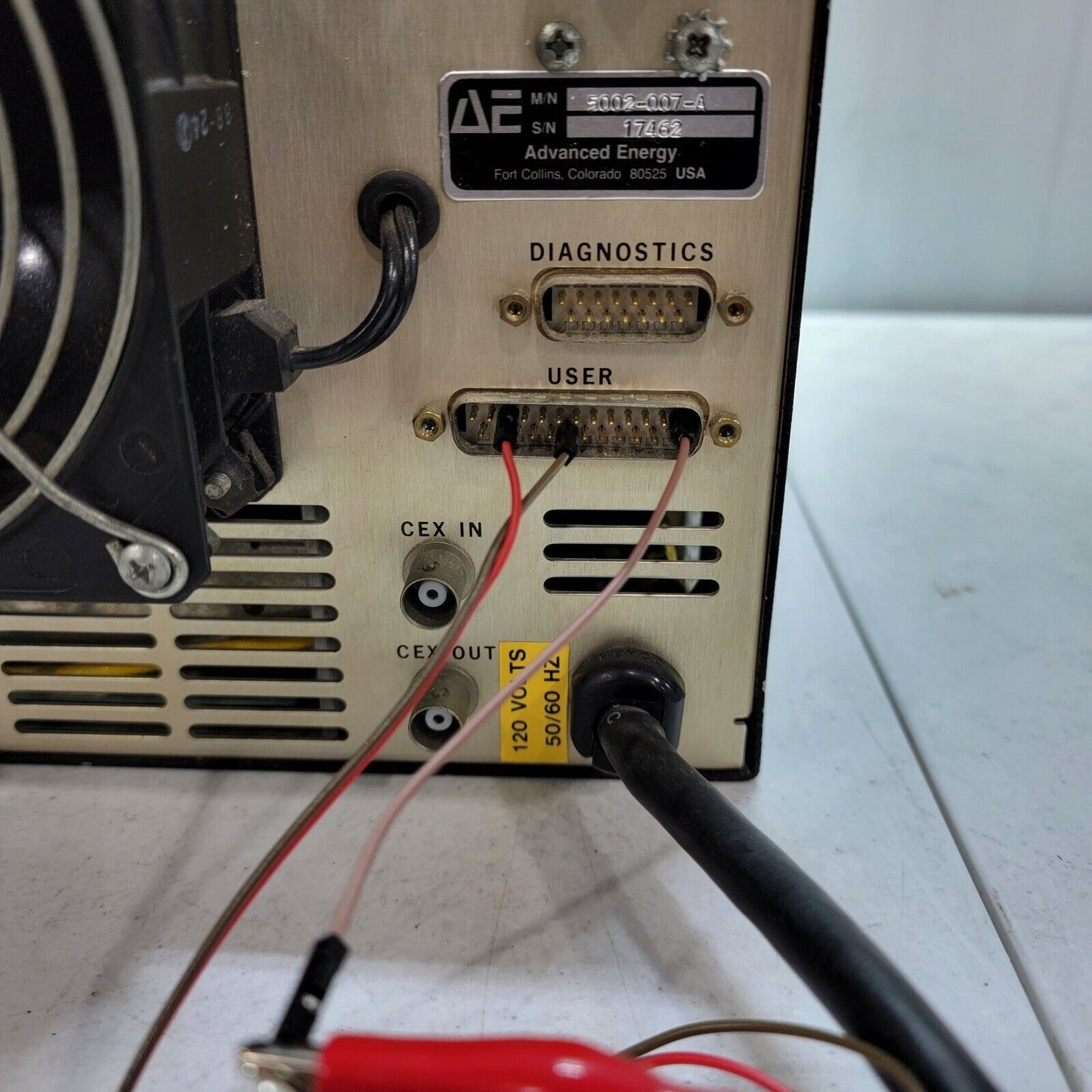 Advanced Energy AE RFX-600 RF Power Generator P/N 5002-007 A 13.56 MHz 600 Watts