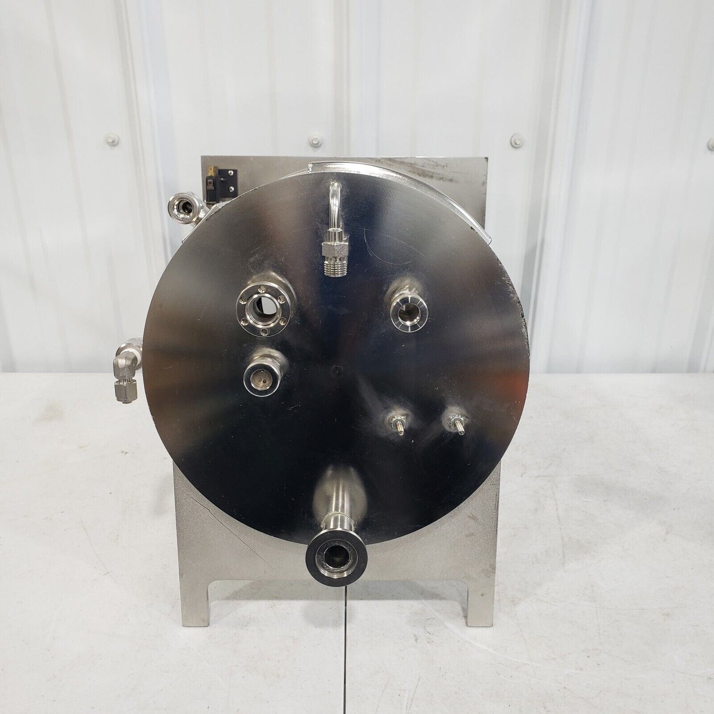 High Vacuum Bell Jar Shroud PVD Stainless Steel w/ Water Jacket CF VCO KF Flange