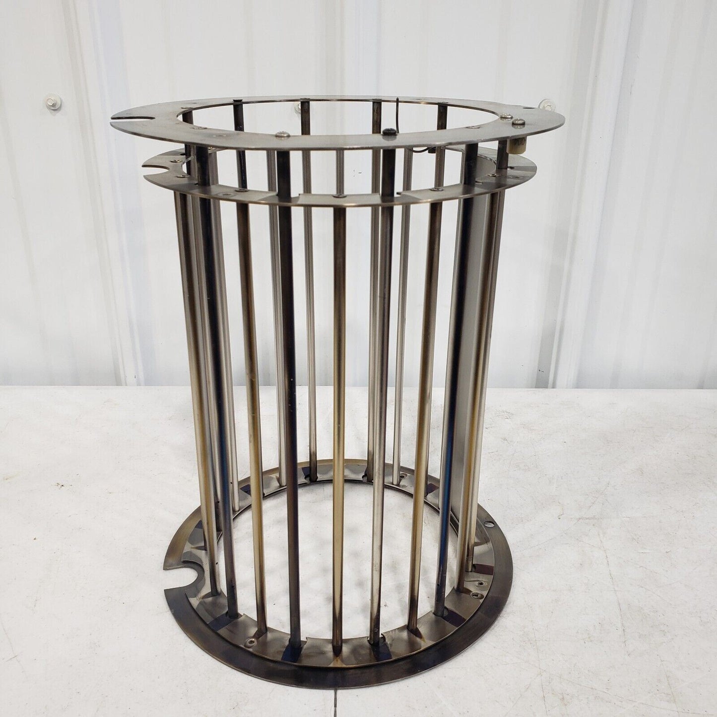 High Vacuum Bell Jar Shroud PVD Stainless Steel w/ Water Jacket CF VCO KF Flange
