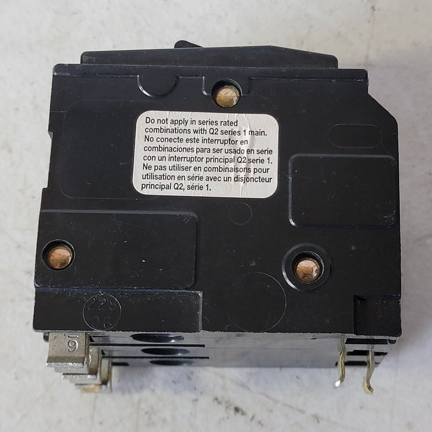 30A 240v Square D Electrical Breaker Issue No. AB-3816