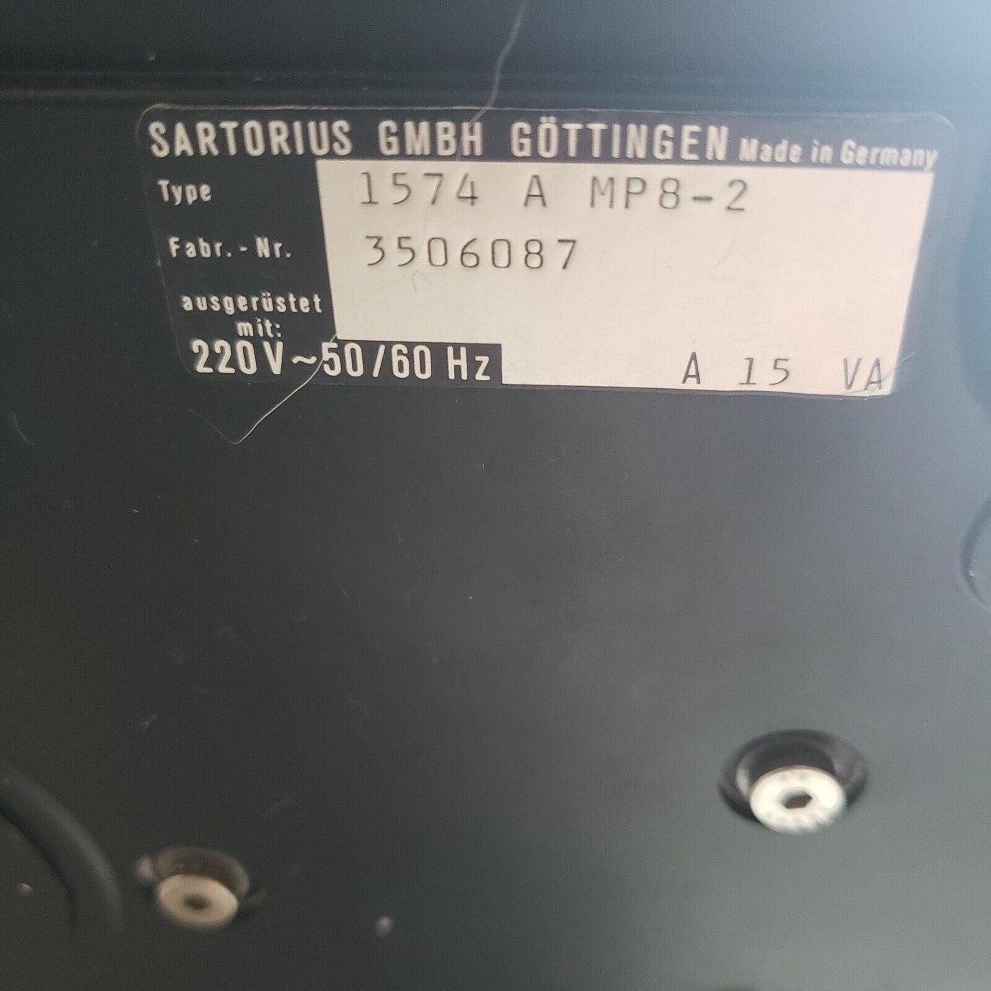 Sartorius 1574A Scale Balance MP8-2 Max 4240g .01g 10mg Precision