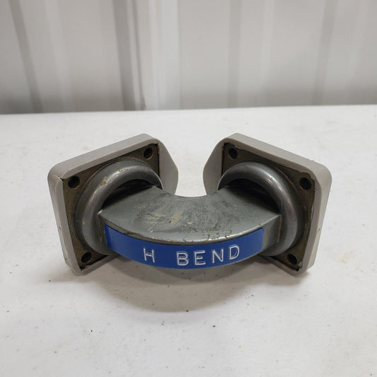 HP Hewlett Packard H Bend 90 Degrees Microwave Refractor X-Band