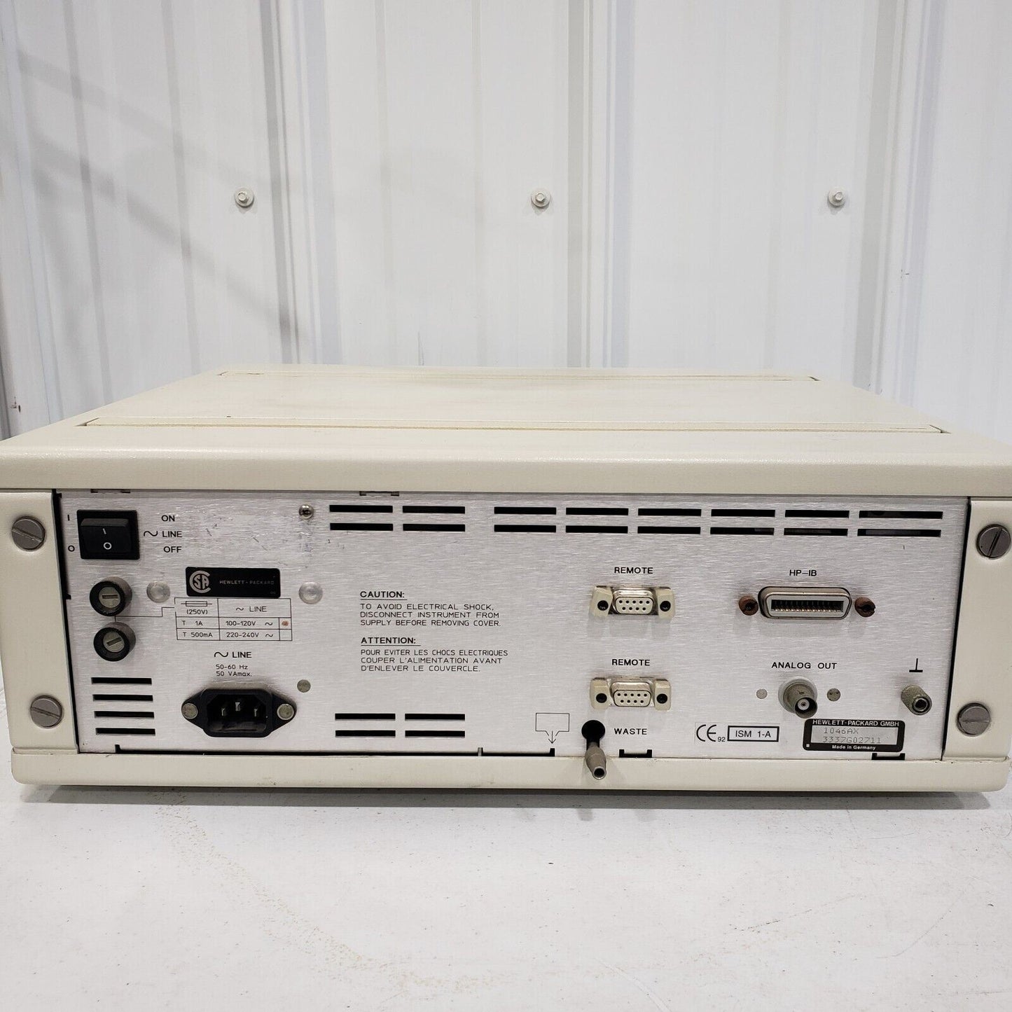 HP HEWLETT PACKARD 1046A Programmable Fluorescence Detector
