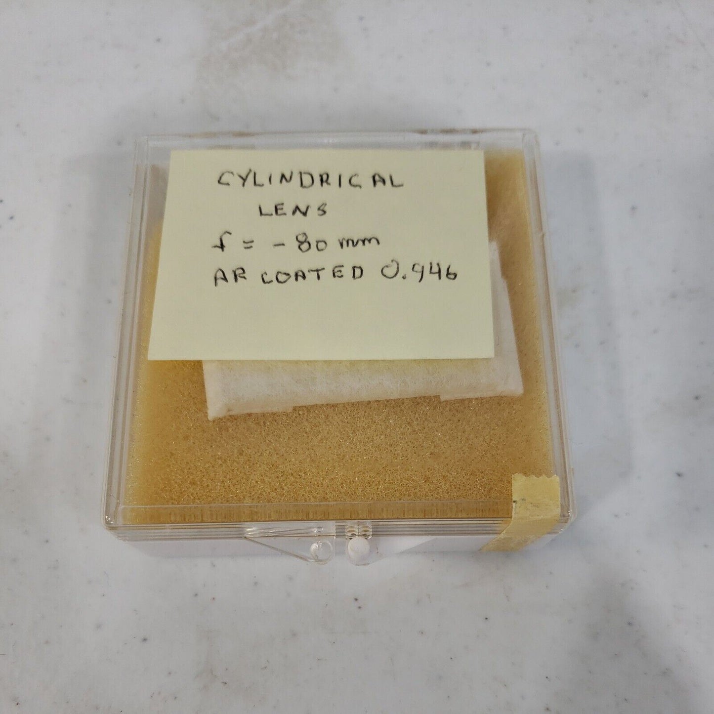 CVI Cylindrical Lens f=-80mm AR Coated 0.946um 946nm