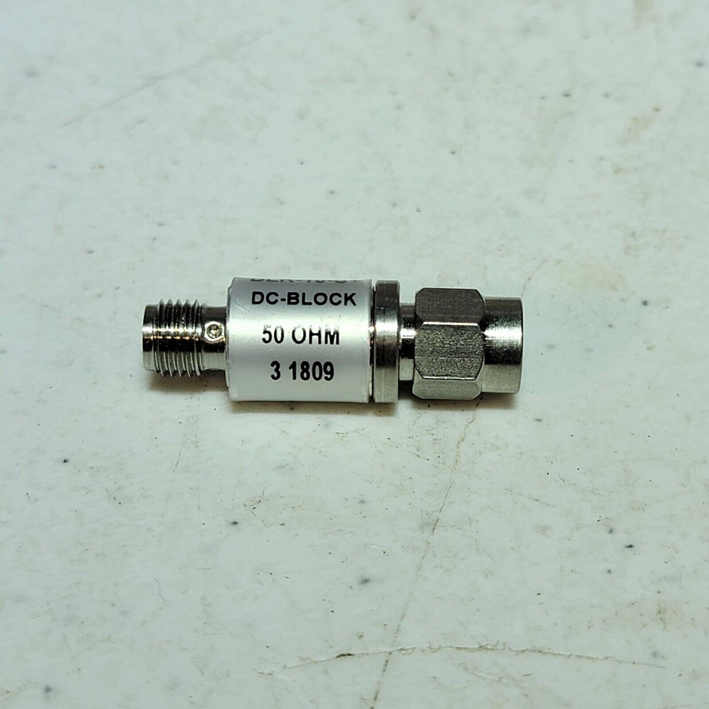 SMA DC Block MCL 15542 SMA 50 Ohm BLK-18-S+ 18GHz