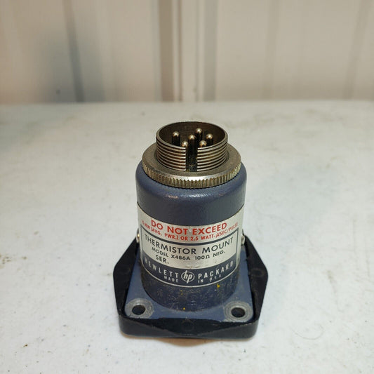 Hewlett Packard HP X486A Thermistor Mount 100 Ohm (Neg)