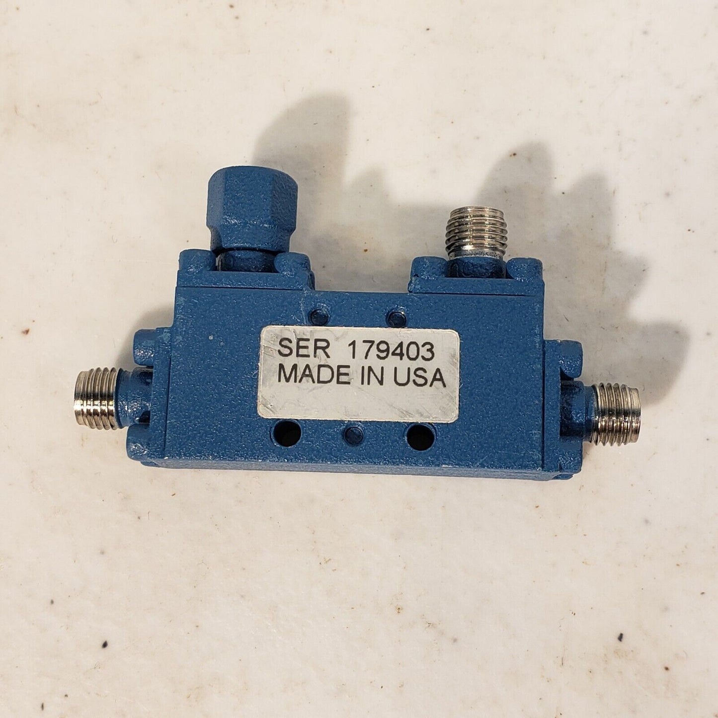 Krytar Directional Coupler 104020010 4-20GHz 10dB Coupling 20W Max Avg Power