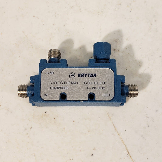 Krytar Directional Coupler 104020006 4-20GHz 6 dB Coupling