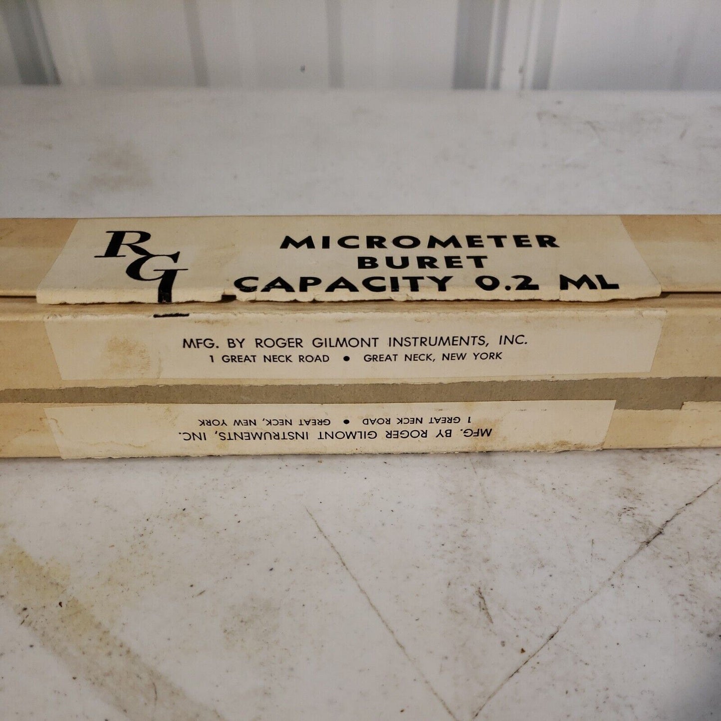 Roger Gilmont RG 0.2 mL High-Precision Micrometer Buret