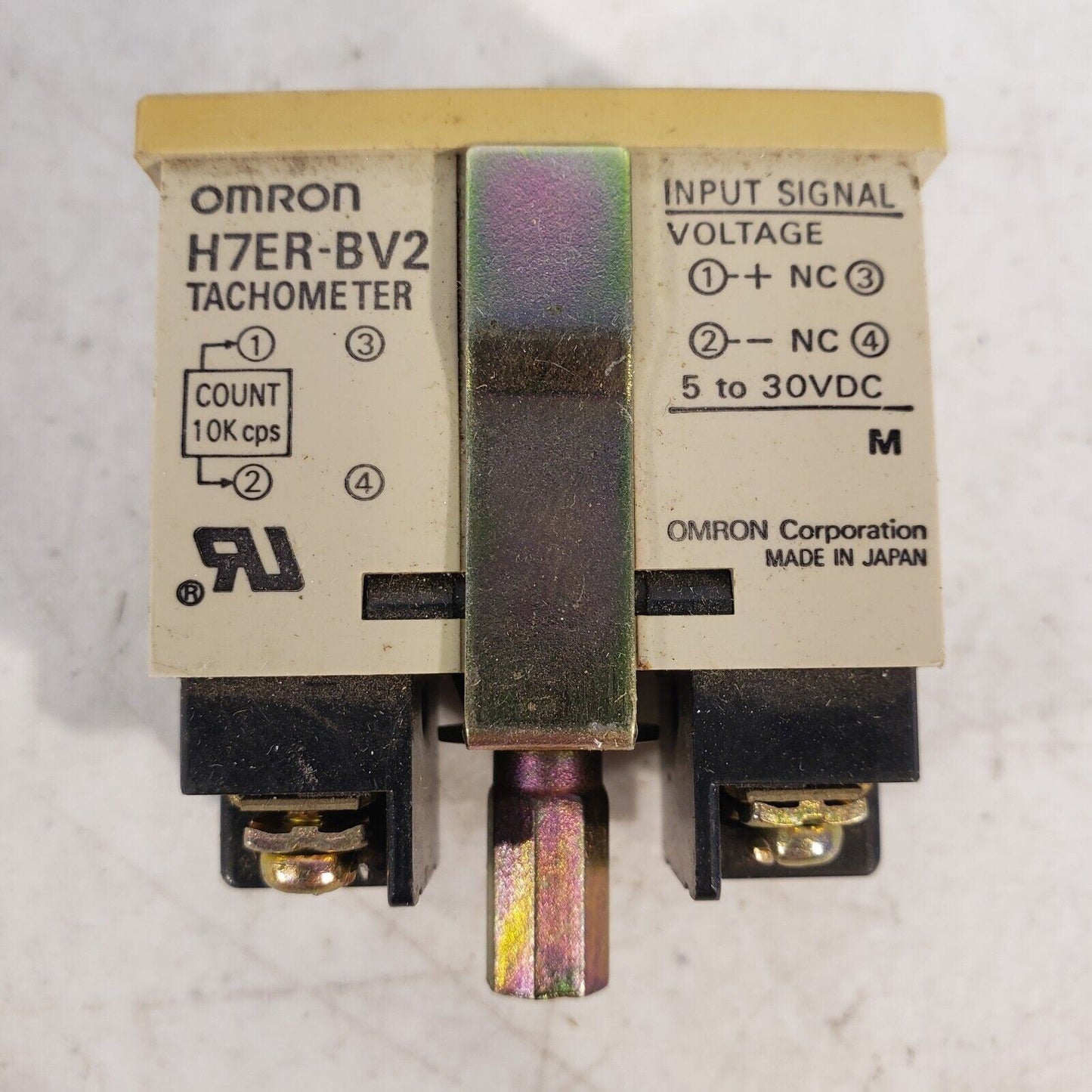 Omron H7ER-BV2 Digital Tachometer 5-30VDC RPM Meter Counter