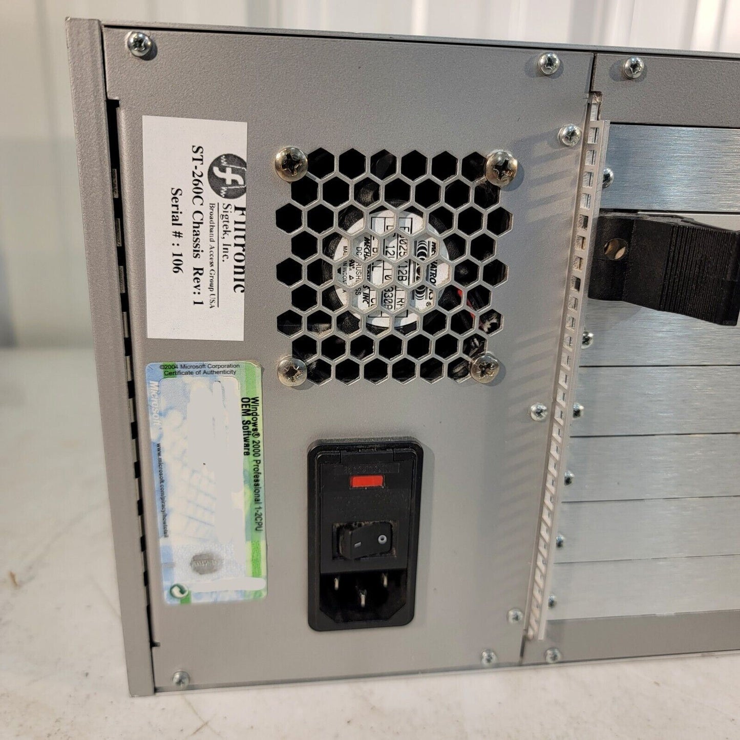 *Tested-Powers on* Filtronic Sigtek ST-260C DOCSIS RF Tracer