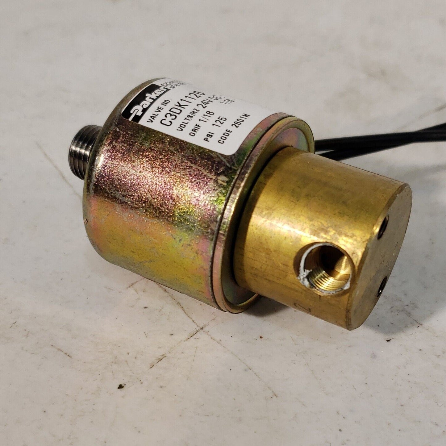 Parker Valve C3DK1125 24V. DC 125 PSI
