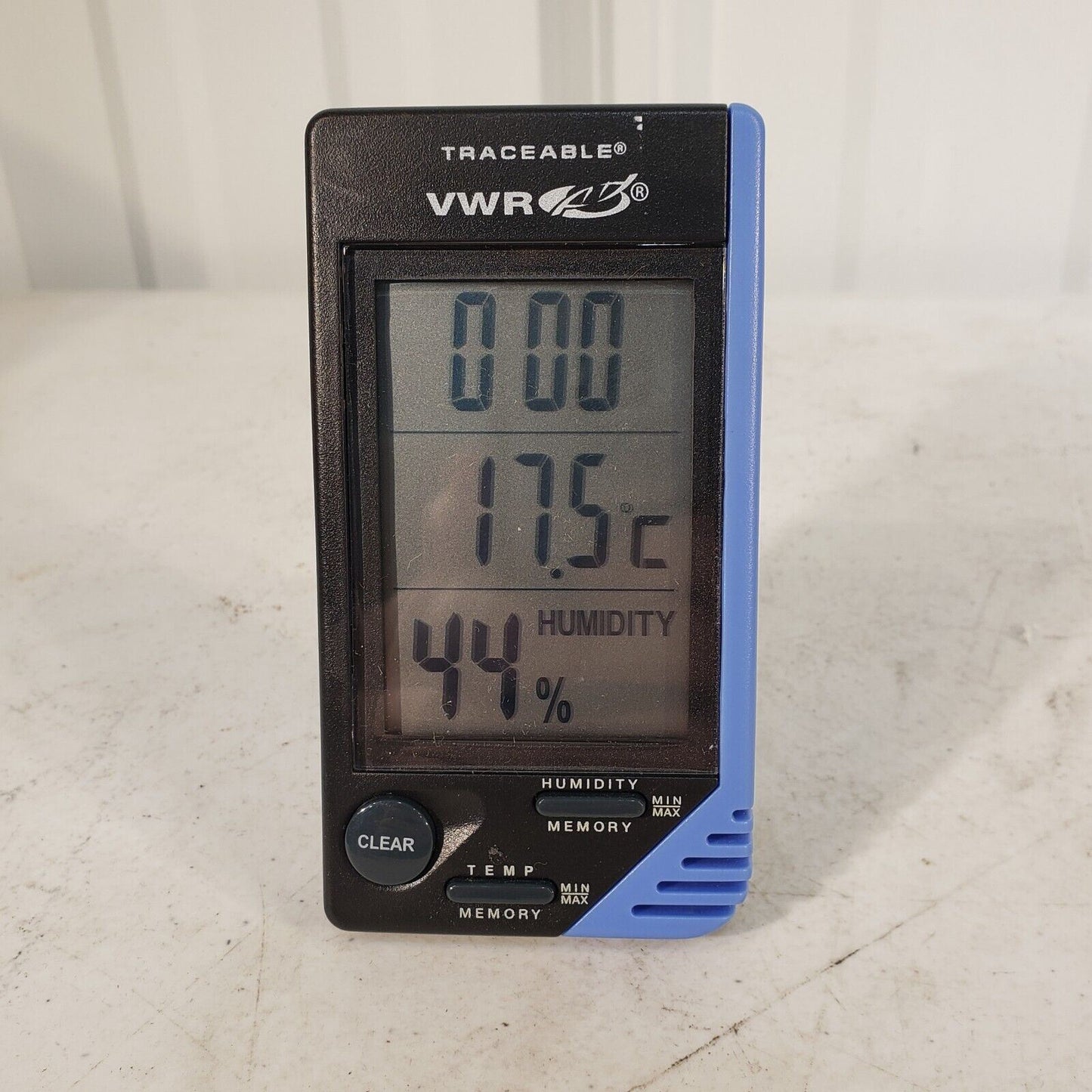 VWR Traceable 4040 Thermometer Clock Humidity Monitor 32.0 to 122.0°F