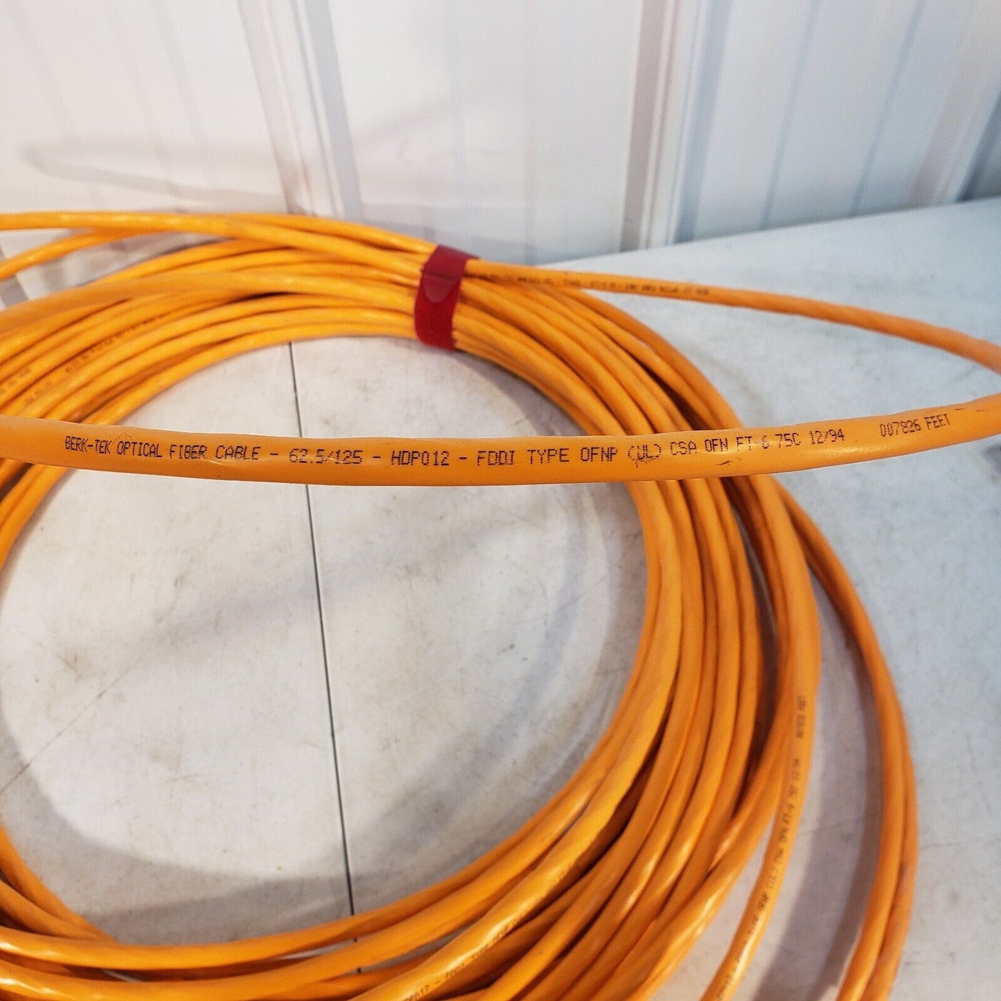 Berk-Tek Optical Fiber Cable 62.5/125 HDPO 12 FDDI Type OFNP CSA 12-Strand Multi