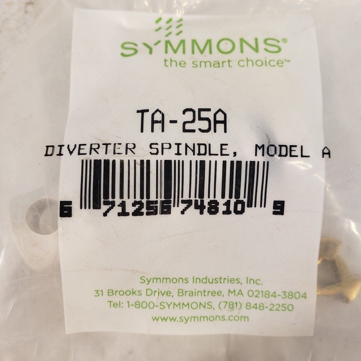 Symmons Temptrol Volume Control Diverter TA-25A