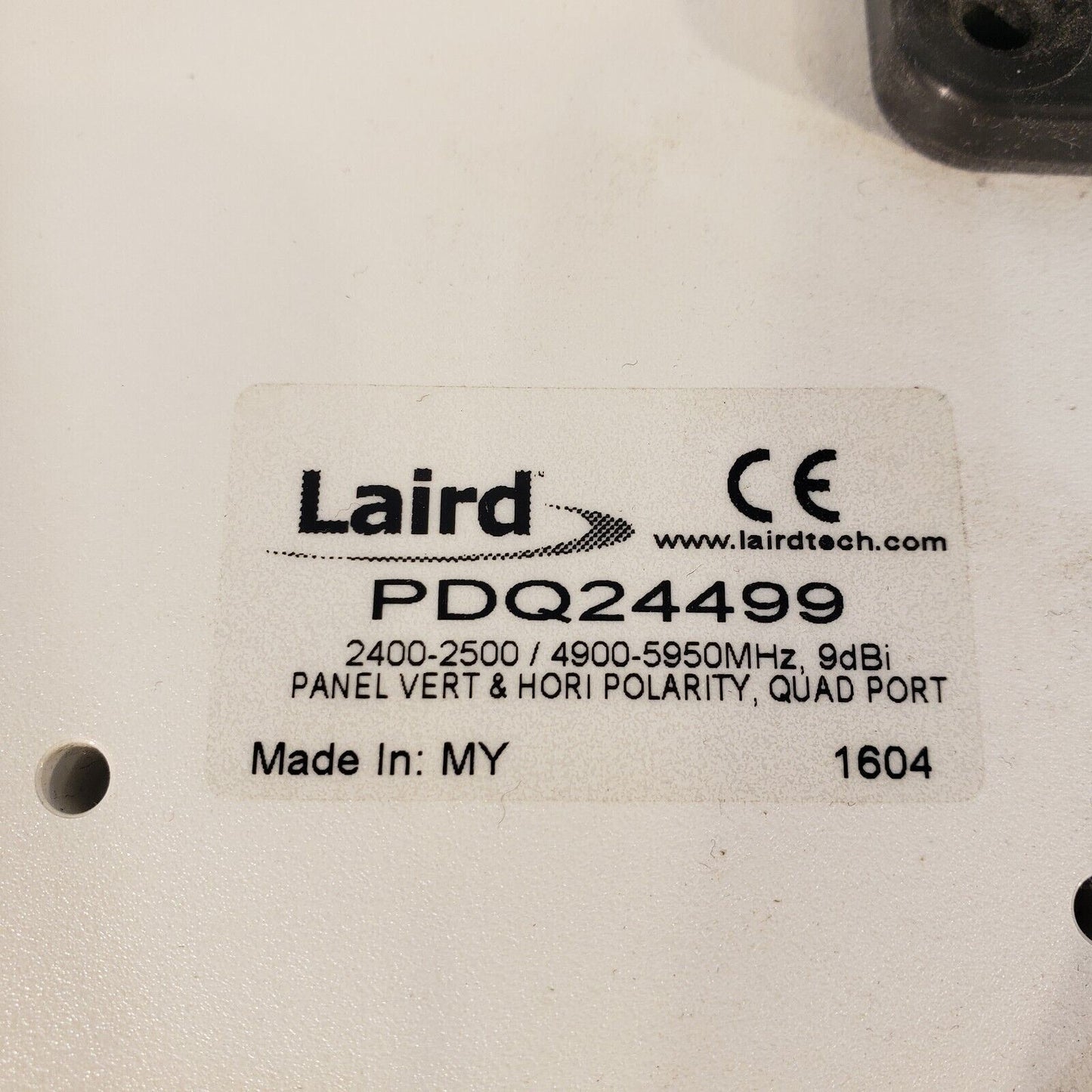 Laird PDQ24499 Dual Band Directional Antenna 4x N-Type Quad Port 2.4 GHz 5GHz