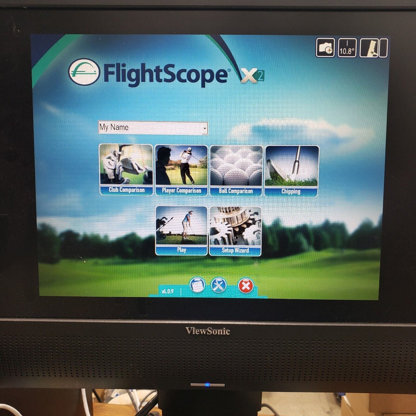 Flight Scope X2 Golf Simulator System w/ Software, Manuals, TESTED WORKS