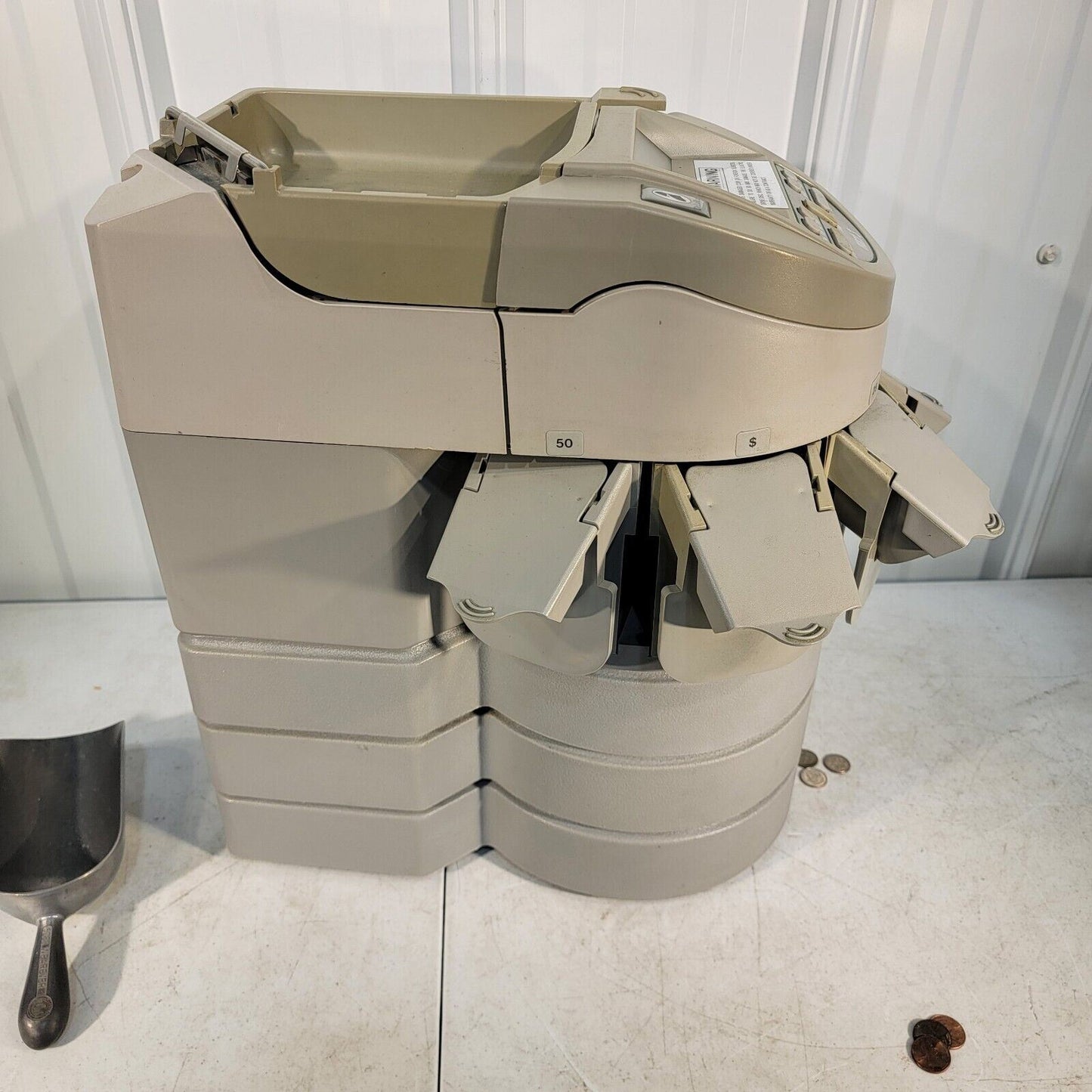 *Tested- Works* DeLaRue Mach 3, Bruns 6300 Coin Sorter and Counter