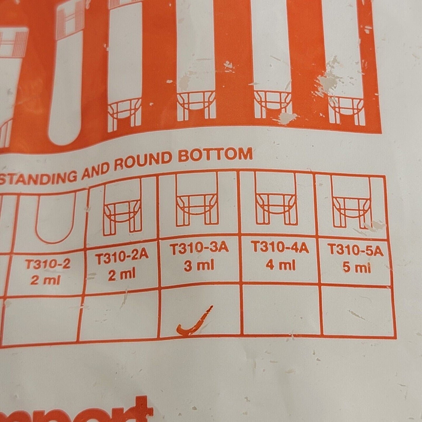 100/pk Simport Cryovial T310-3A Polypropylene Vial with Silicone Washer Seal