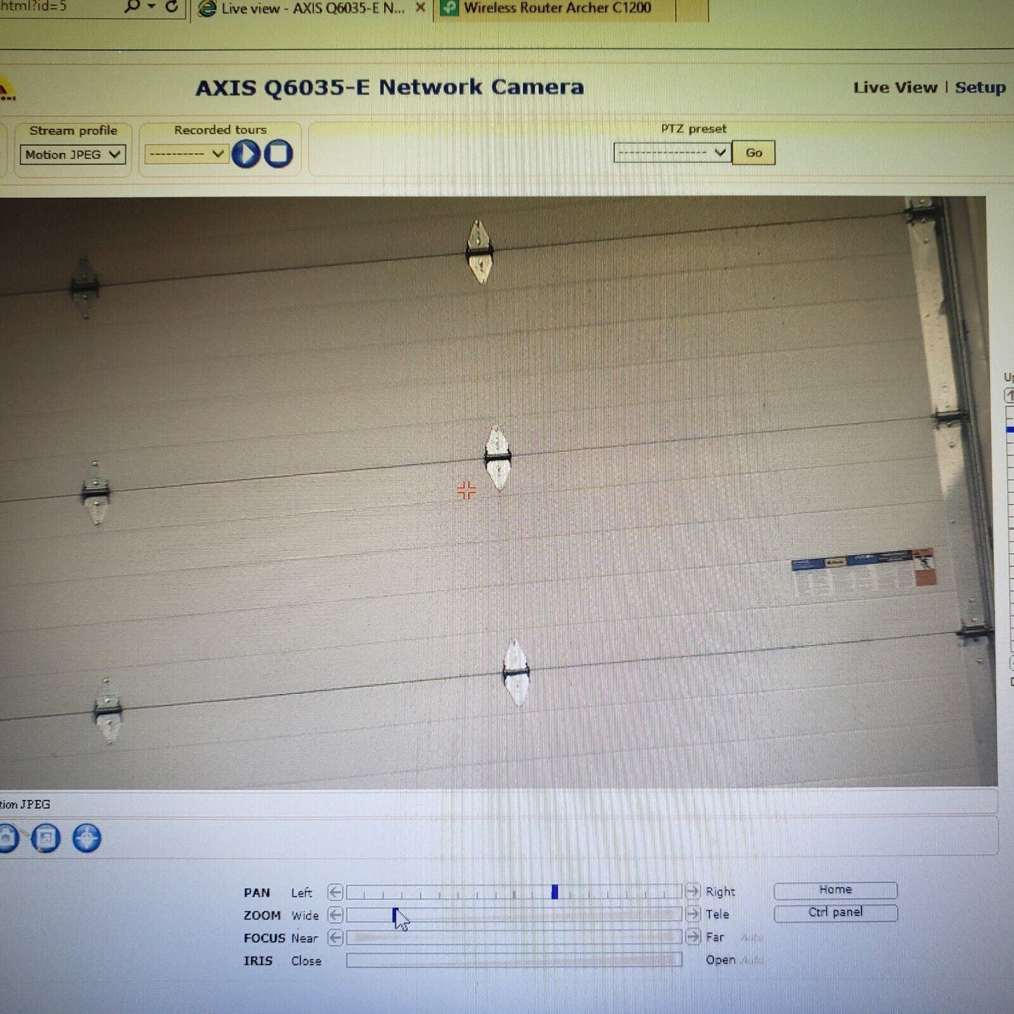 Axis Q6035-E Outdoor Dome Security Camera, Tested Working