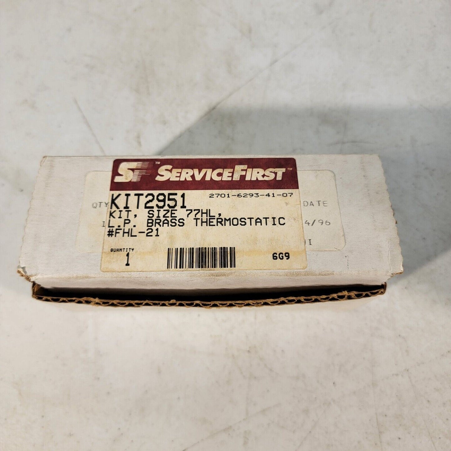 Trane SERVICEFIRST Repair Kit "A" KIT02951 Size 77HL LP Brass Thermostatic FHL21