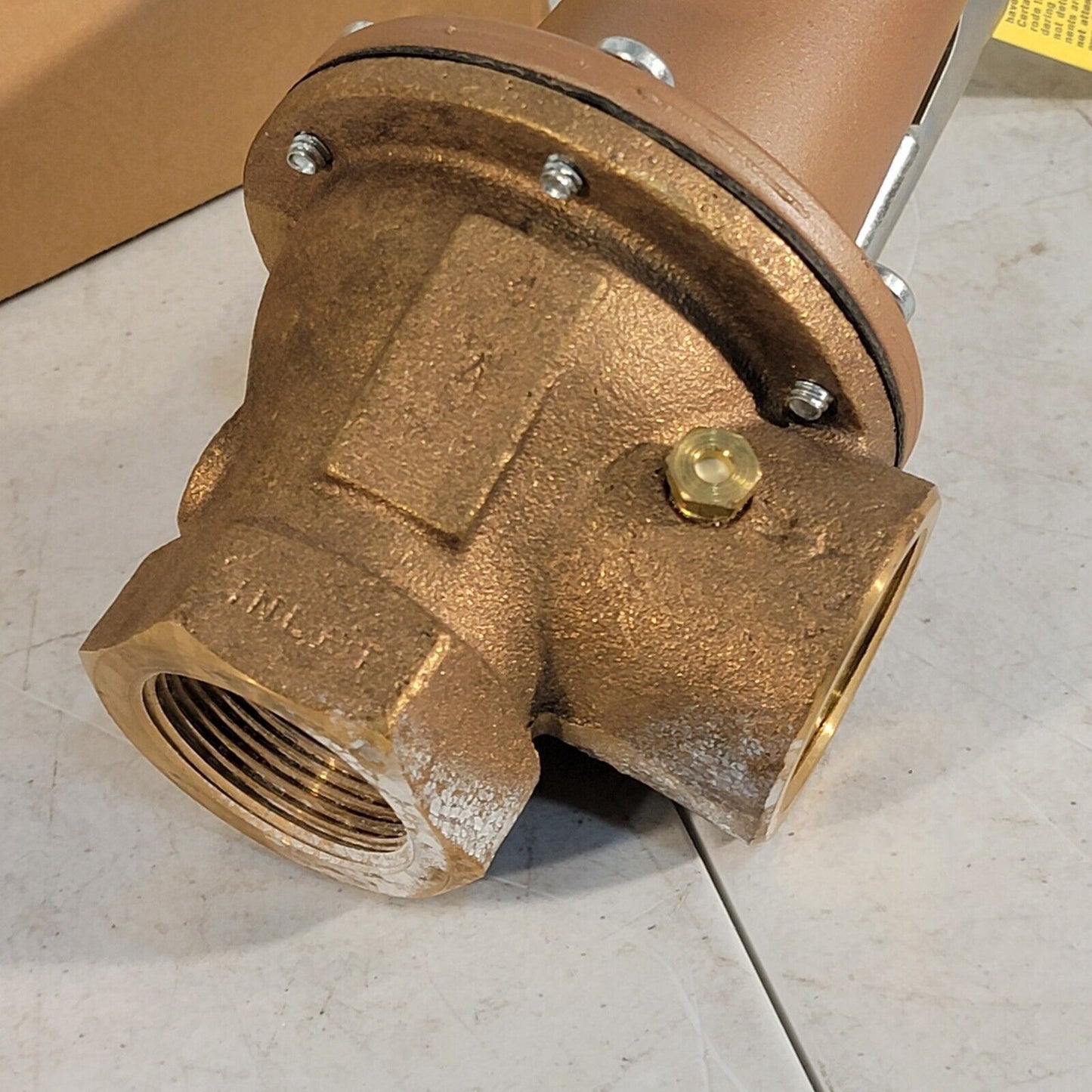 Watts 0275616 174A-040 1-1/4" Bronze Boiler Pressure Relief Valve 40LB M1