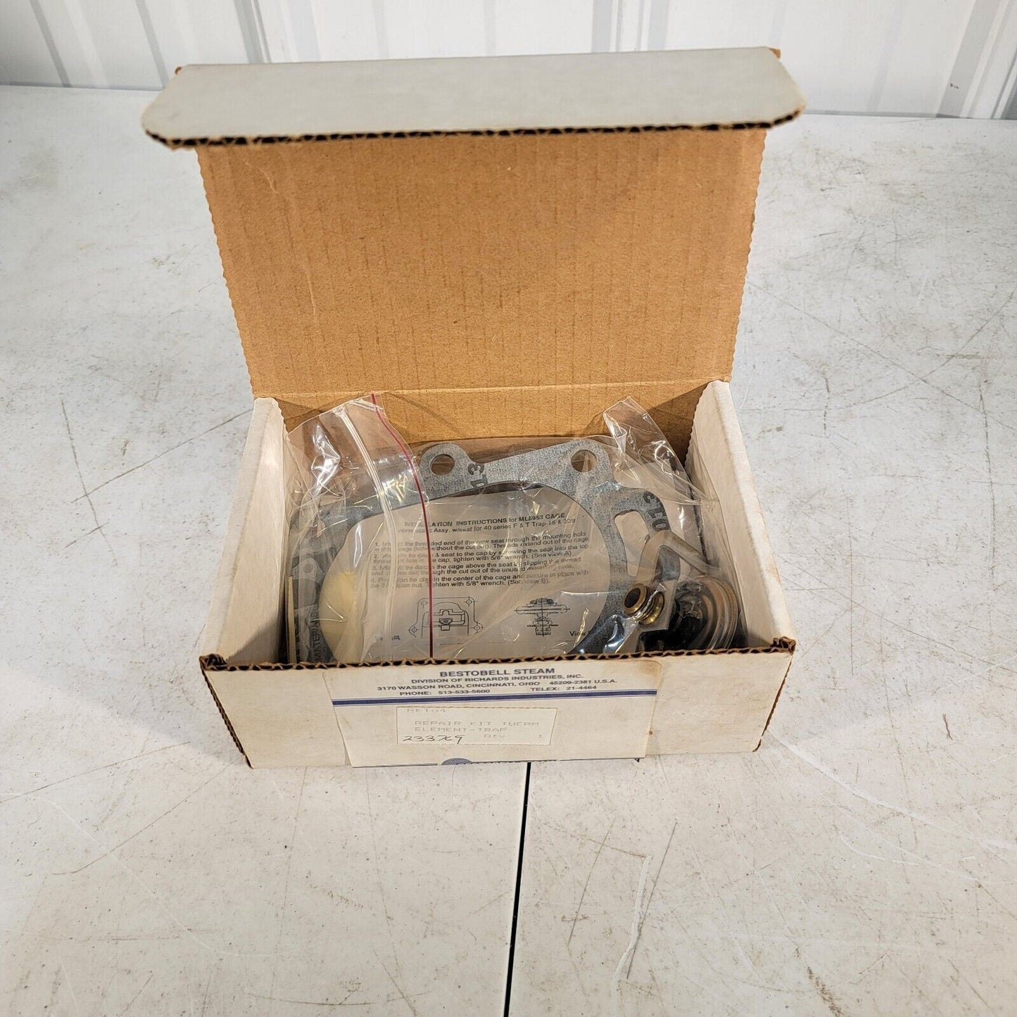 Bestobell Steam RKT04 Repair Kit Therm Element-Trap 233769