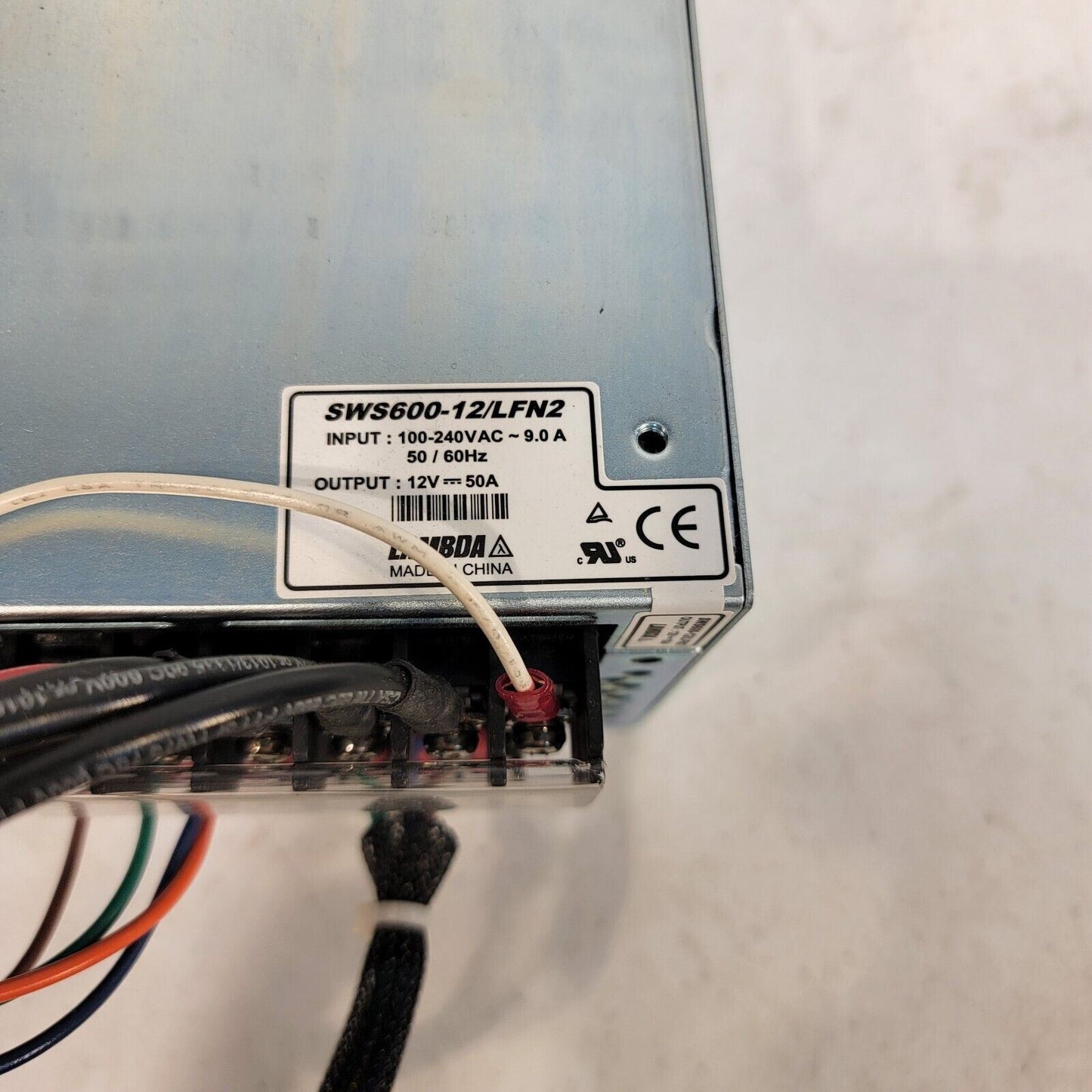 Power supply 12V 50A SWS600-12/LFN2 LAMBDA for Agilent Logic Analy 16901A 16804A