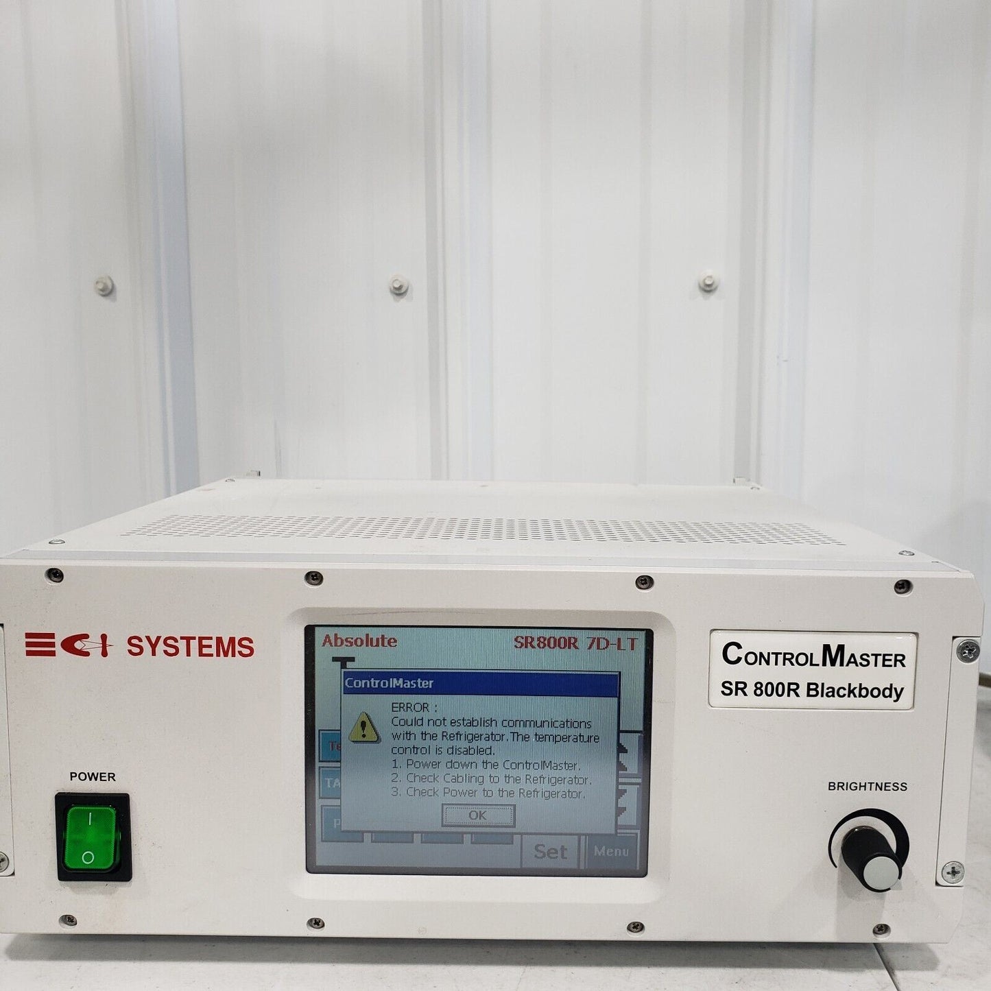 CI System Control Master SR 800R Blackbody Head and Controller Calibrator