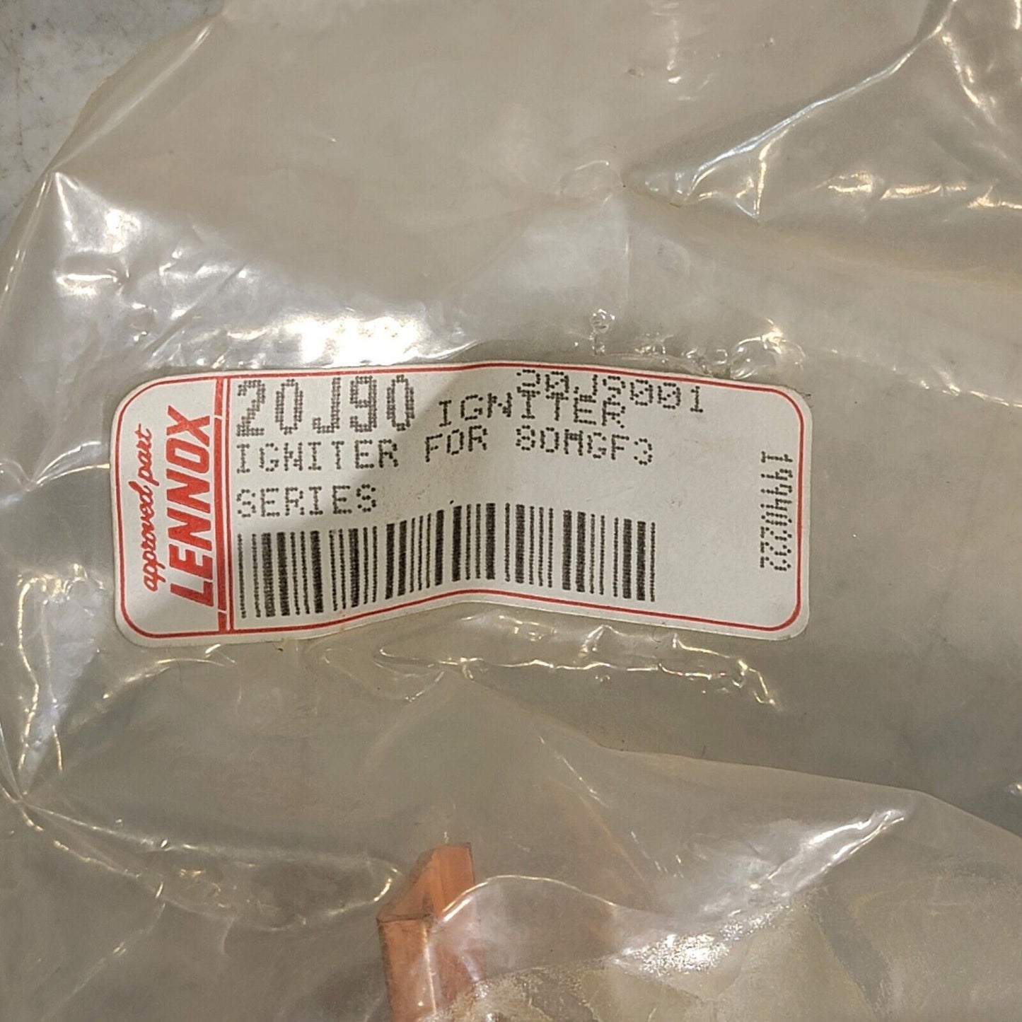 Lennox 20J90 Electrode/Spark Ignitor Electrode/Spark Ignitor