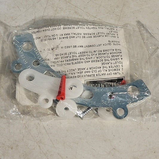 HD Supply 569360 Toilet Anchor Flange TF-1 Zinc-Plated Steel