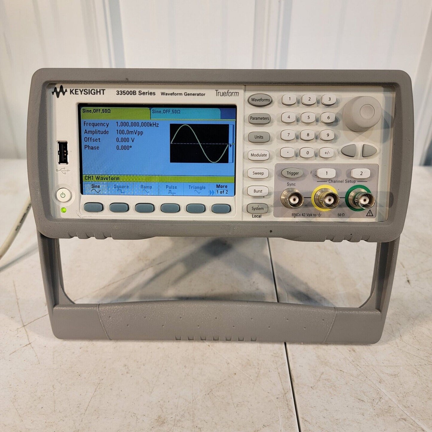 KEYSIGHT HP Agilent 33510B Trueform Waveform Generator, 20 MHz, 2-Channel 33500B