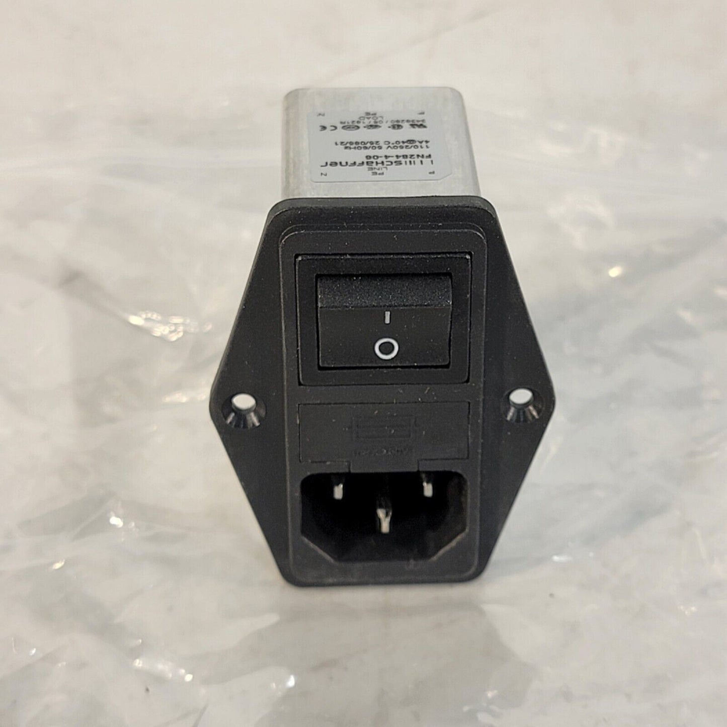 Schaffner FN284-4-06 4A Power Entry Module 250v