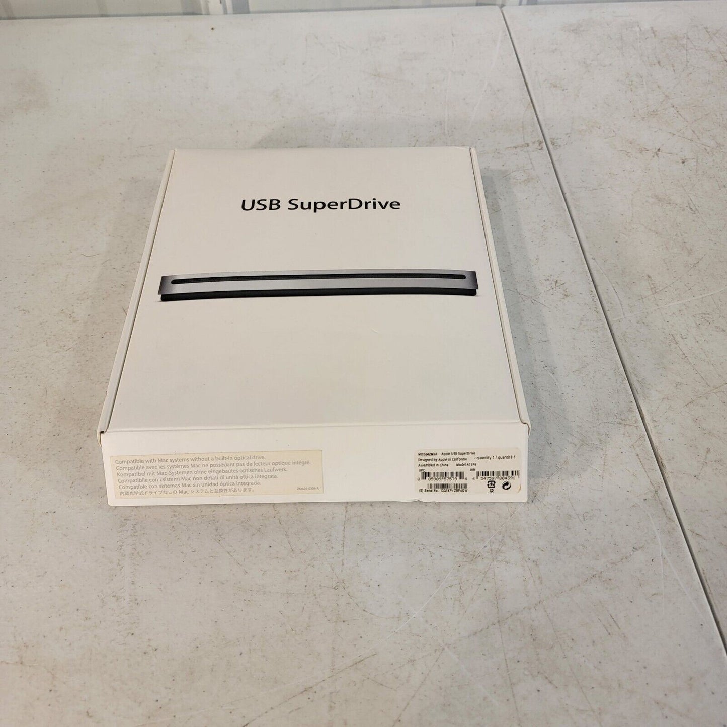 Apple USB Superdrive DVD/CD Burner / Player MD564ZM/A A1379