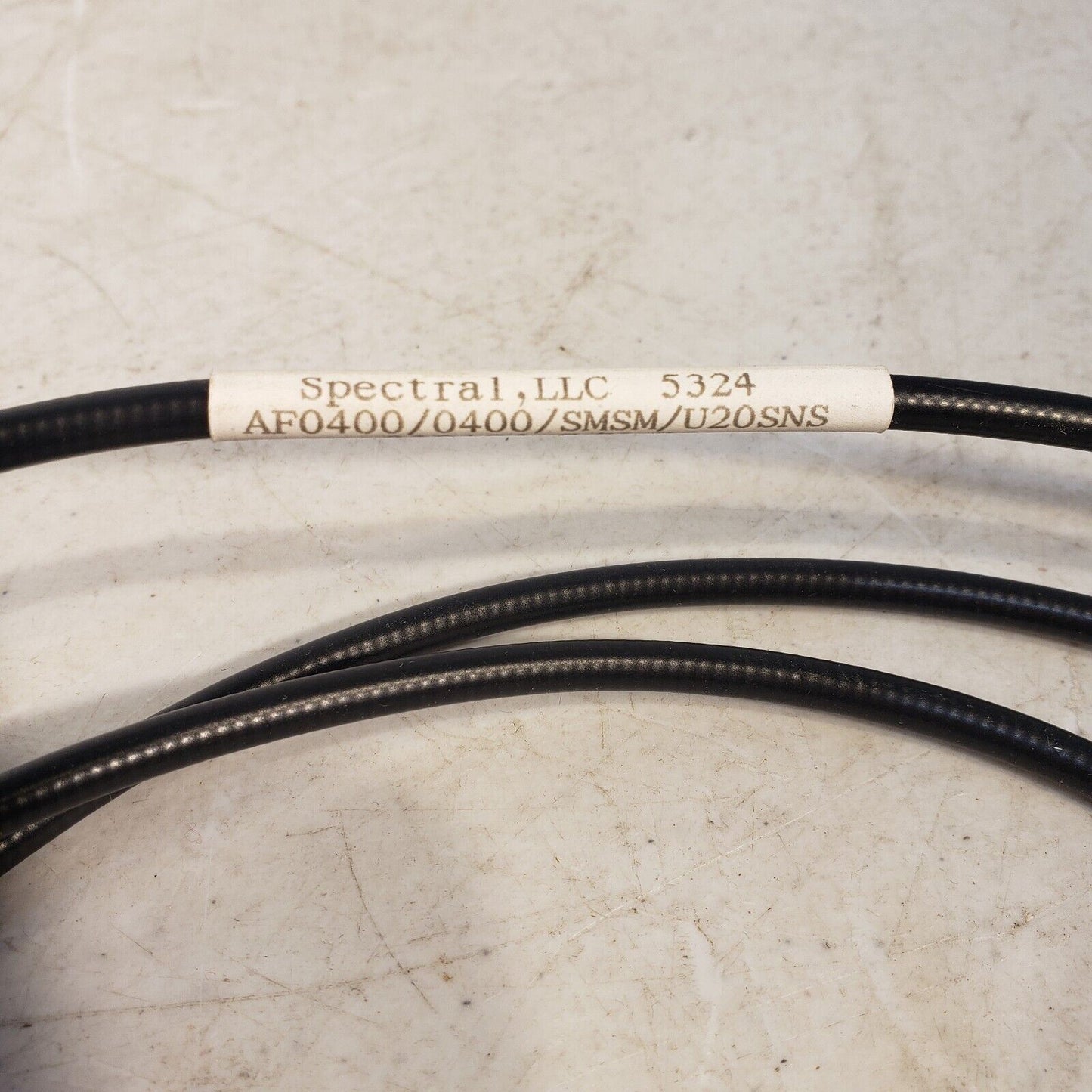 Spectral 5324 Fiber Optic Cable Single Mode SMA AF0400/0400/SMSM/U20SNS
