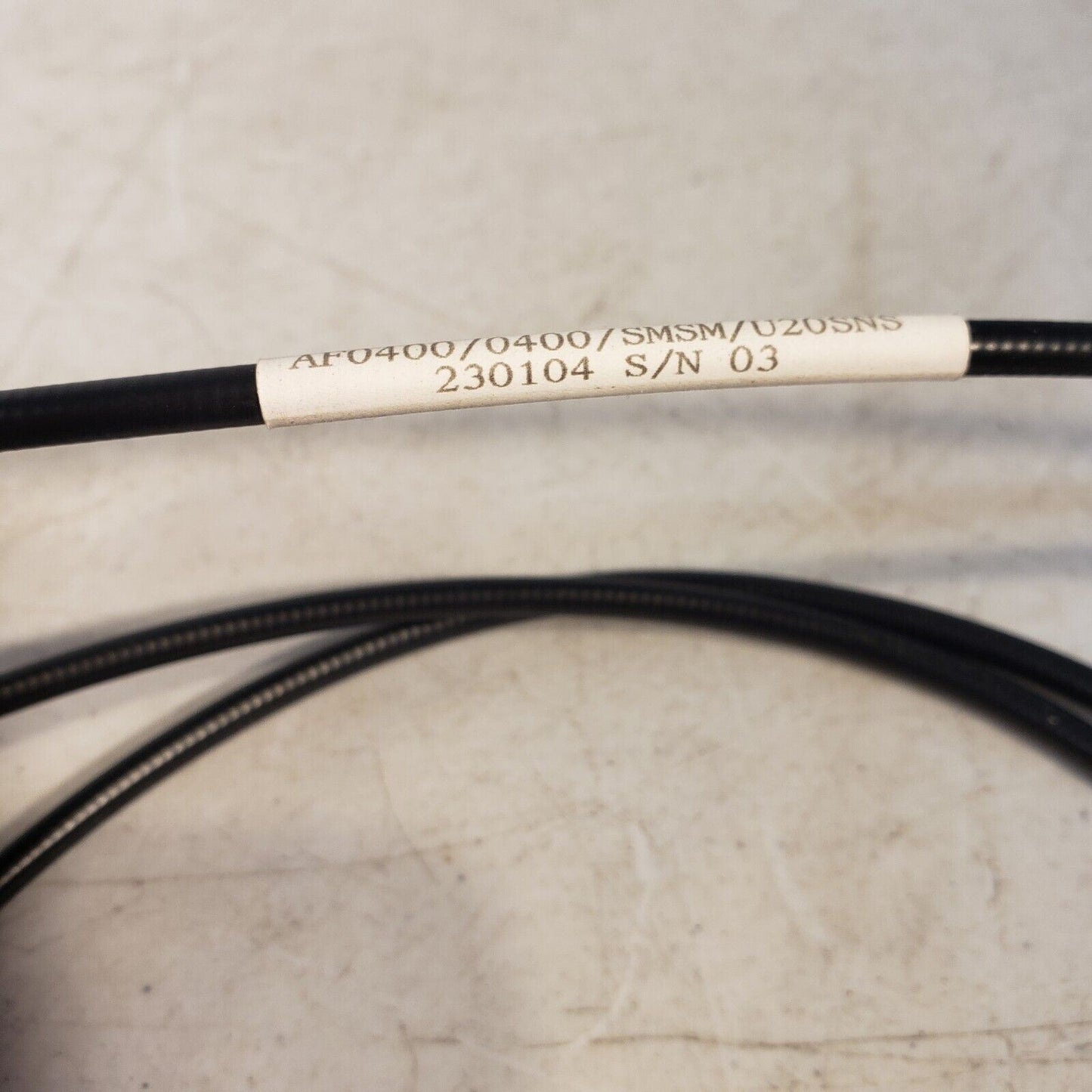 Spectral 5324 Fiber Optic Cable Single Mode SMA AF0400/0400/SMSM/U20SNS