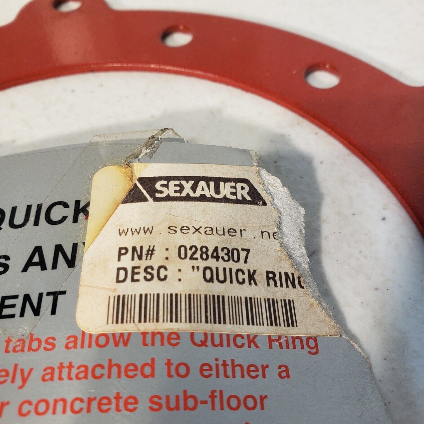 Pasco Sexhauer 0284307 Quick Ring
