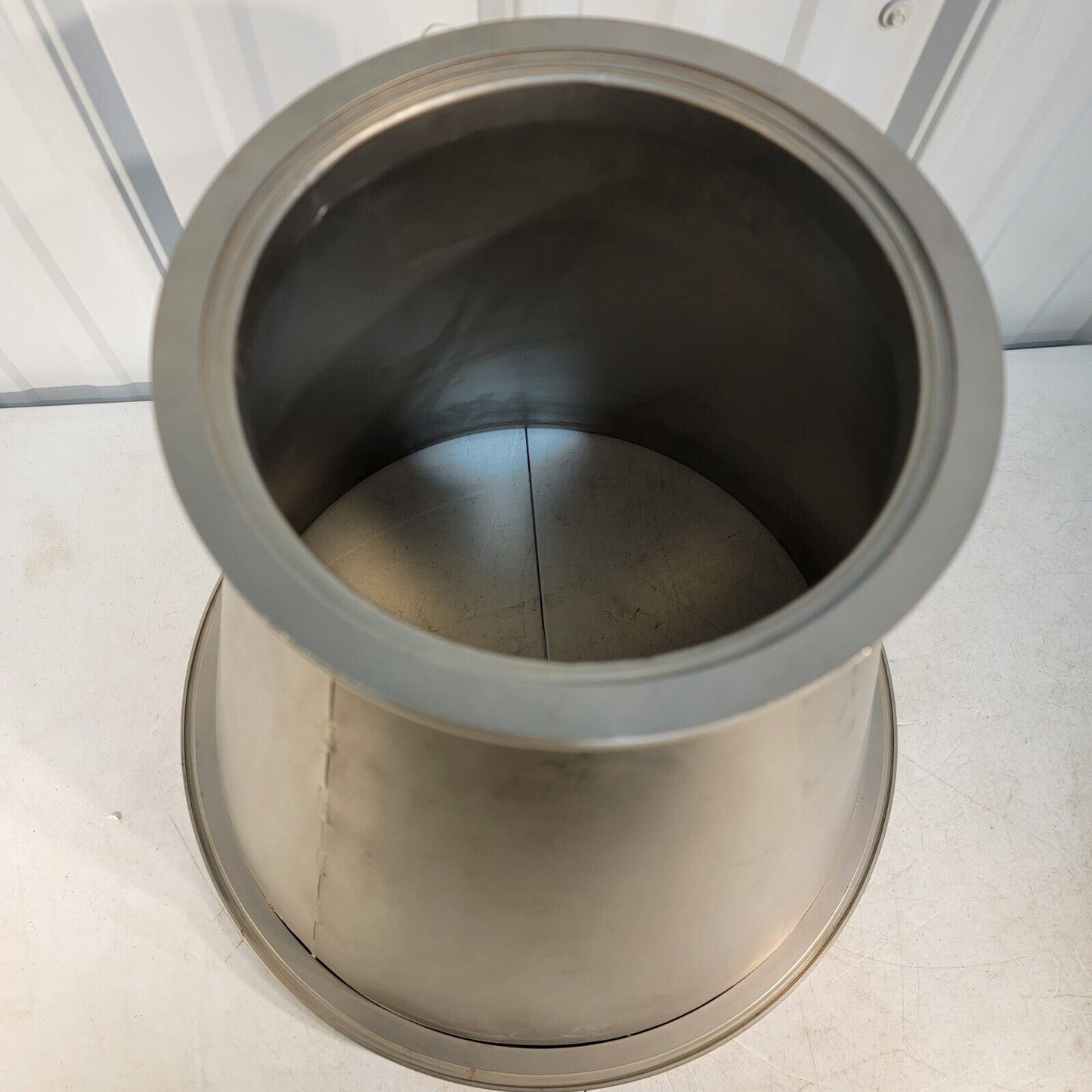 DN200 ISO-K Conical Reducer Flange DN400 ISO Stainless Steel High Vacuum Chamber