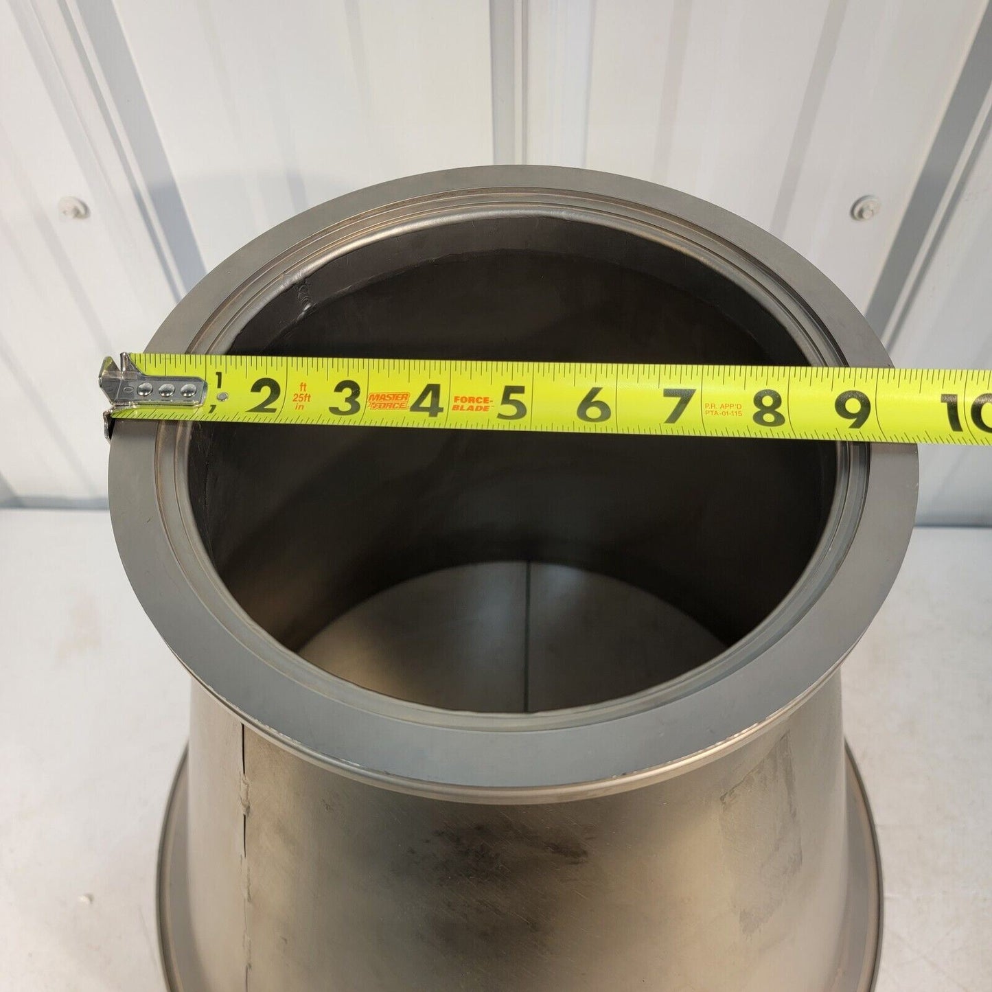 DN200 ISO-K Conical Reducer Flange DN400 ISO Stainless Steel High Vacuum Chamber