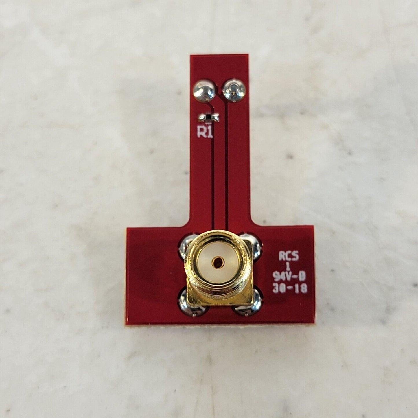 2-Pin Spring-Loaded Pin Gold Female SMA RF Connector Adapter DC-3 GHz TH