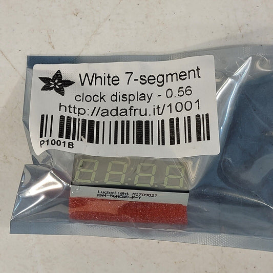 Adafruit 1001 7-Segment 4-Digit Clock Display Lickylight M1709027