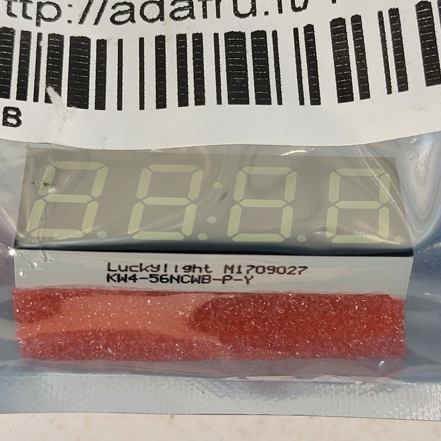 Adafruit 1001 7-Segment 4-Digit Clock Display Lickylight M1709027